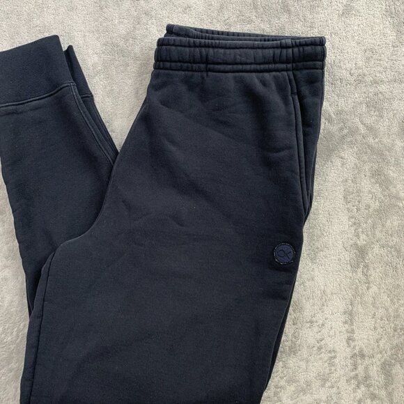 Outerknown Sunday Sweatpants Mens Size XL Black Joggers Athleisure Cotton 26” - Picture 2 of 13